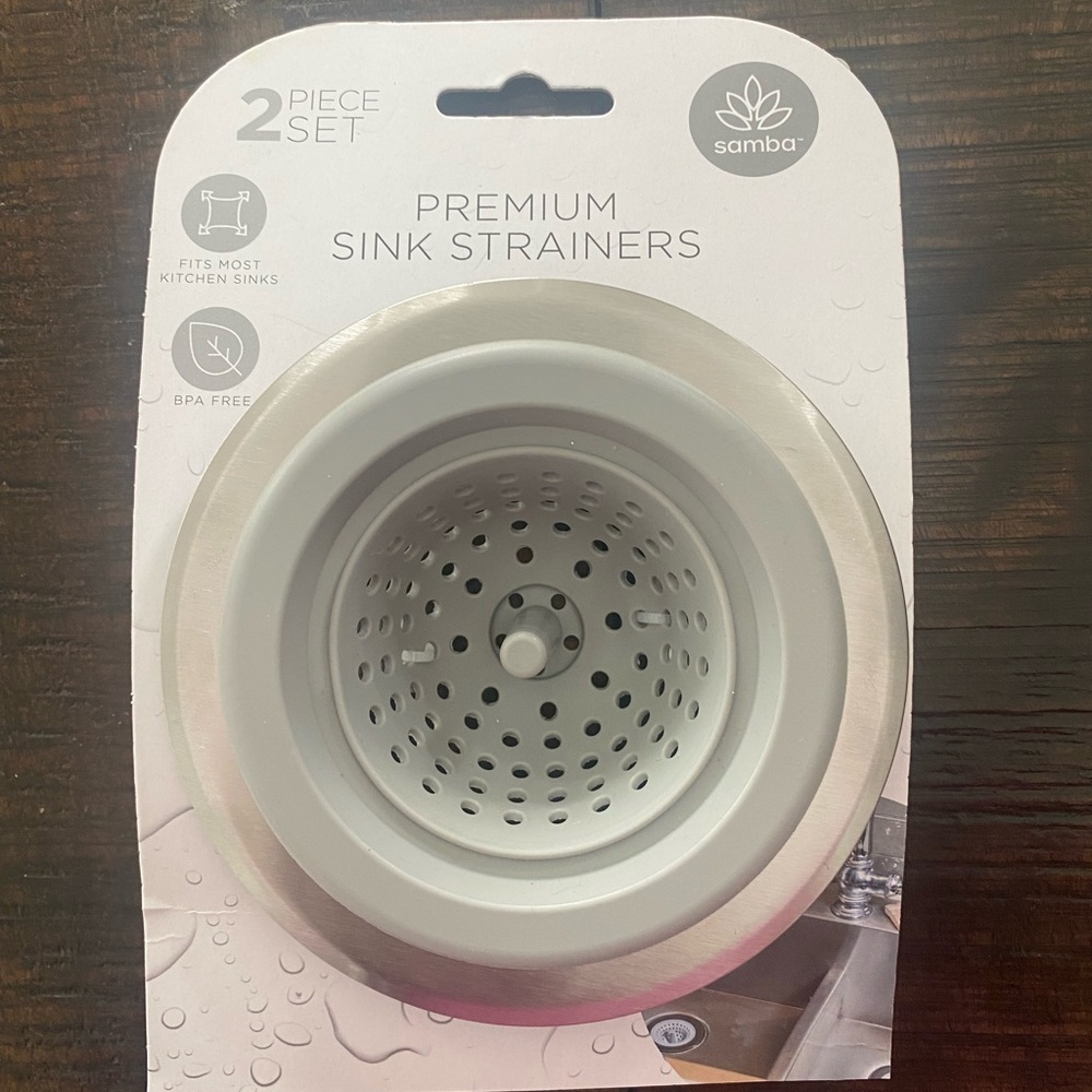 New Samba Premium Silver Sink Strainer